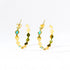 Diamond Stardust Hoop Earrings
